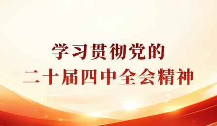 学习贯彻党的二十届四中全会精神